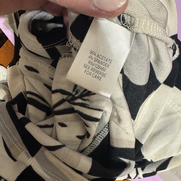 Dana Buchman Travel Anywhere Dress L Tank Slinky Sleeveless Summer Spring MIDI - Picture 6 of 7